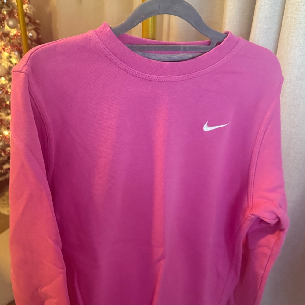 Nike Pink Crew Neck Sweater